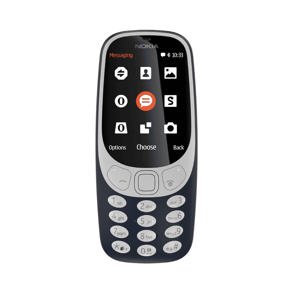 نوكيا 3310 هاتف مزدوج الشريحة باللون الأزرق الداكن