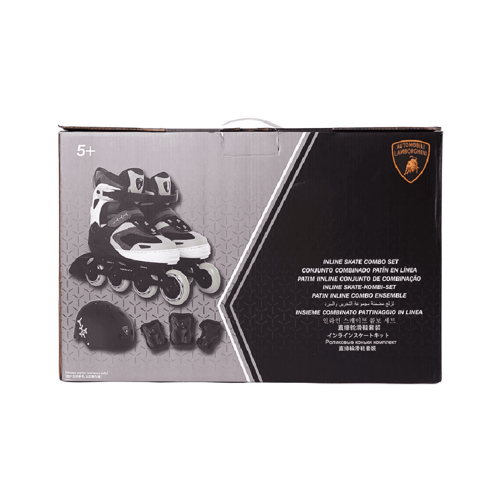 Lamborghini Inline Skate Combo Set - Grey - 31-34