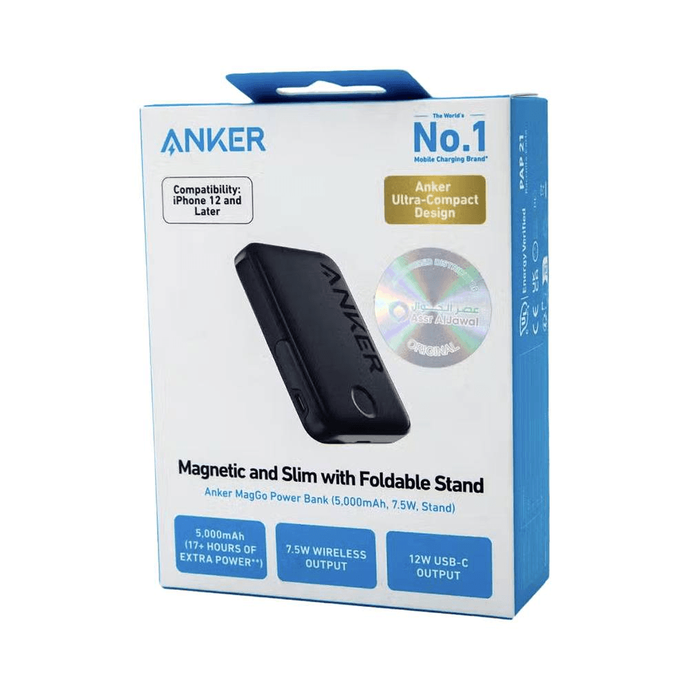 Anker A1618H11 5000Mah Magsafe Power Bank With Foldable Stand