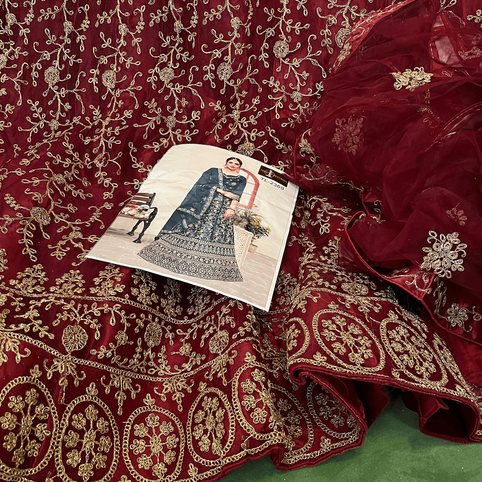 Fabric Piece Of Sari 01