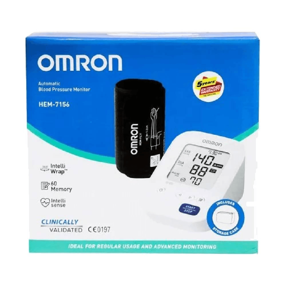 Omron Automatic Blood Pressure Monitor with IntelliSense Technology