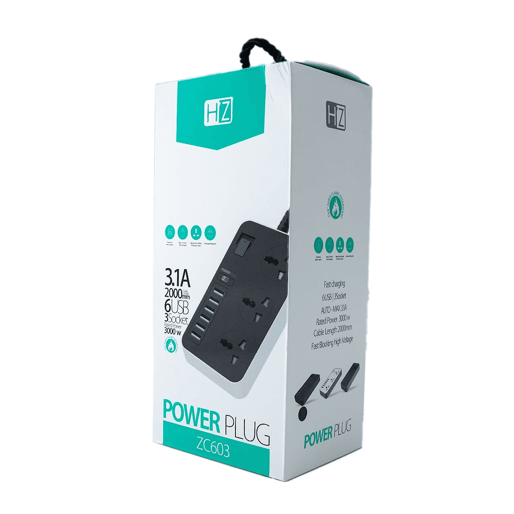 Hz 3.1A 6 Usb 3 Socket -2Mt
