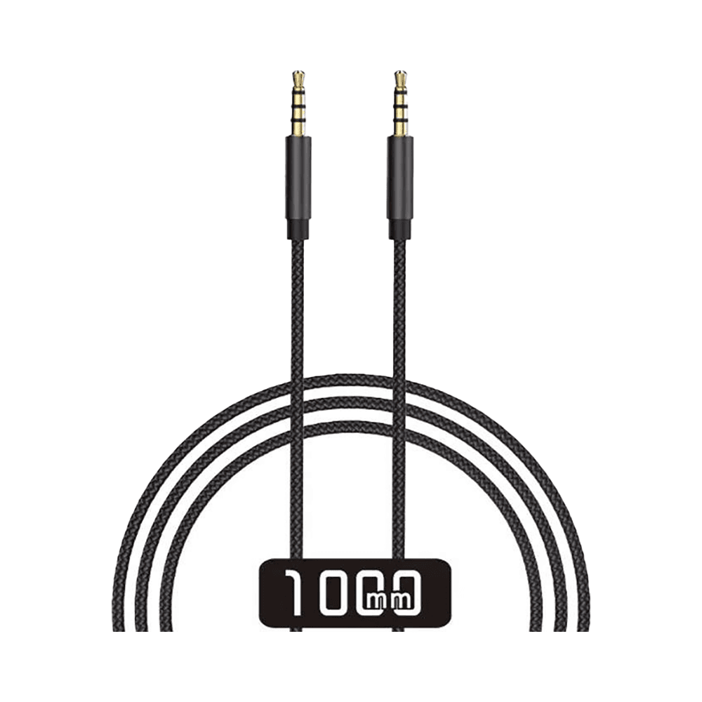 Wiwu Stereo AUX HiFi Audio Cable 3.5mm Black