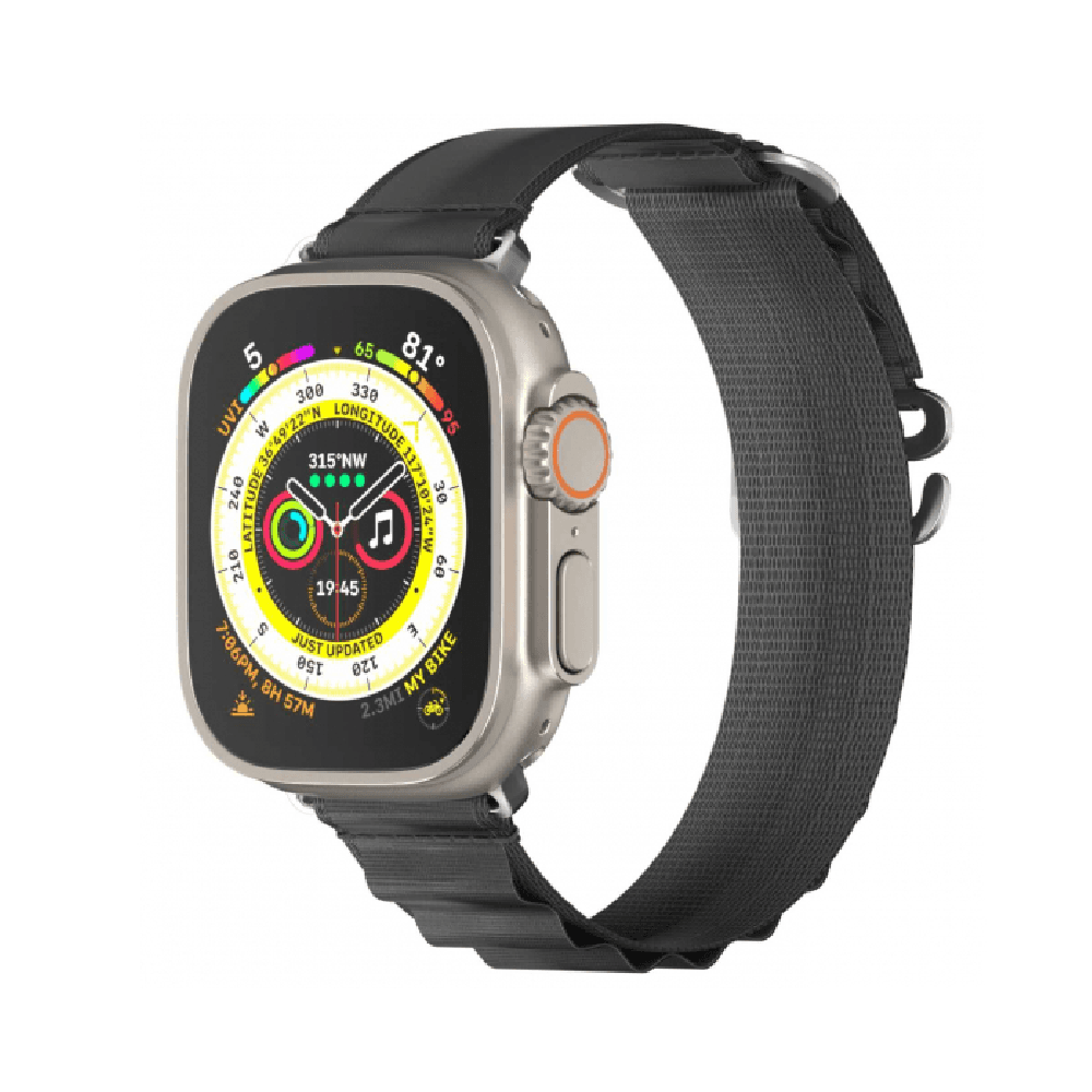 سير SwitchEasy Active لساعة ابل / حجم 38 و 40 و 41 / رياضي و انيق / اسود