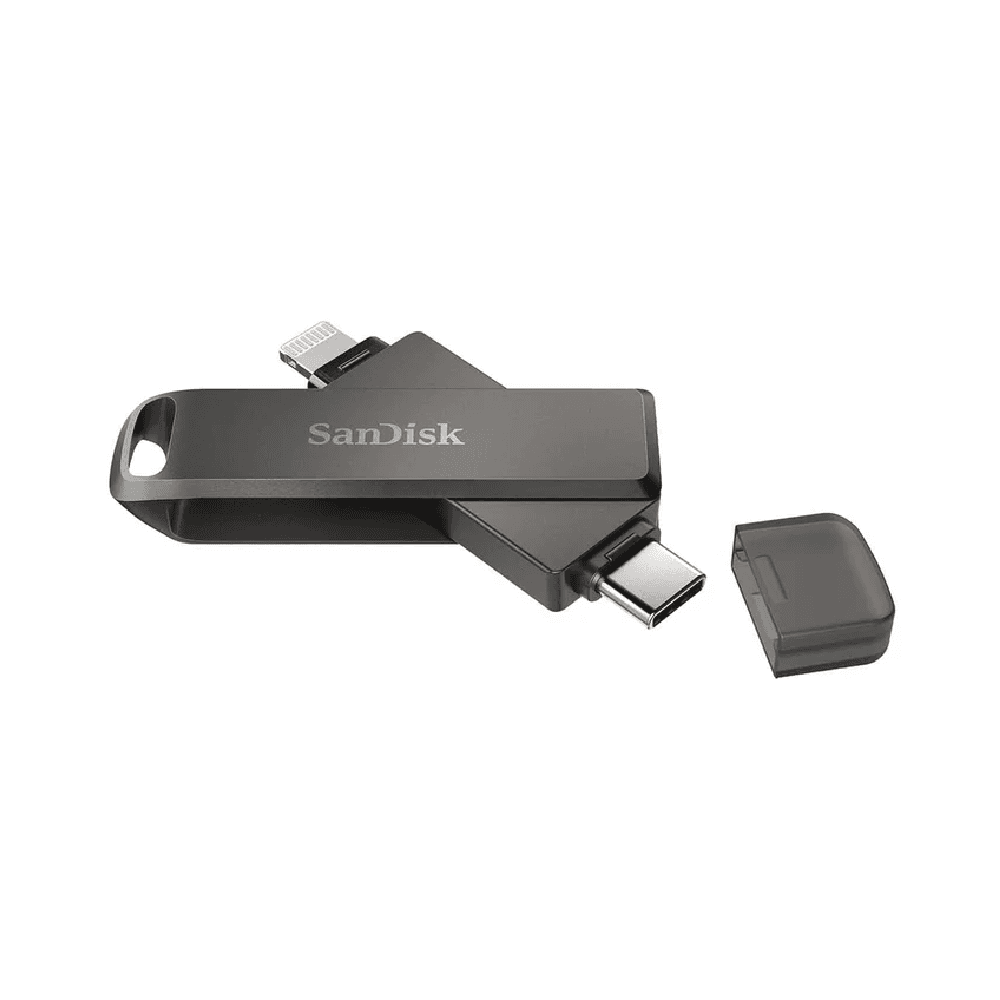 SanDisk iXpand Luxe 128GB Flash Drive Black SDIX70N-128G-GN6NE