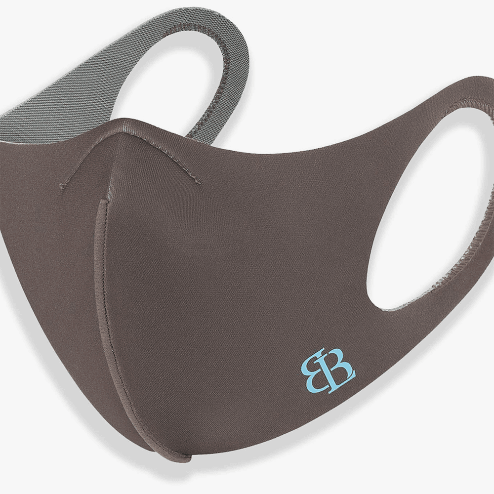 Bbl Premium Copper Face Mask With Nose Clip Brown