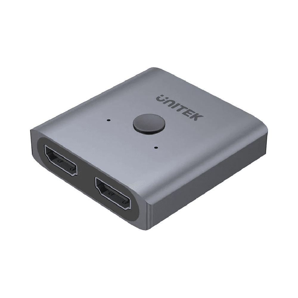 Unitek 4K Aluminium HDMI 2.0 Switch 2-to-1 Bi-Directional