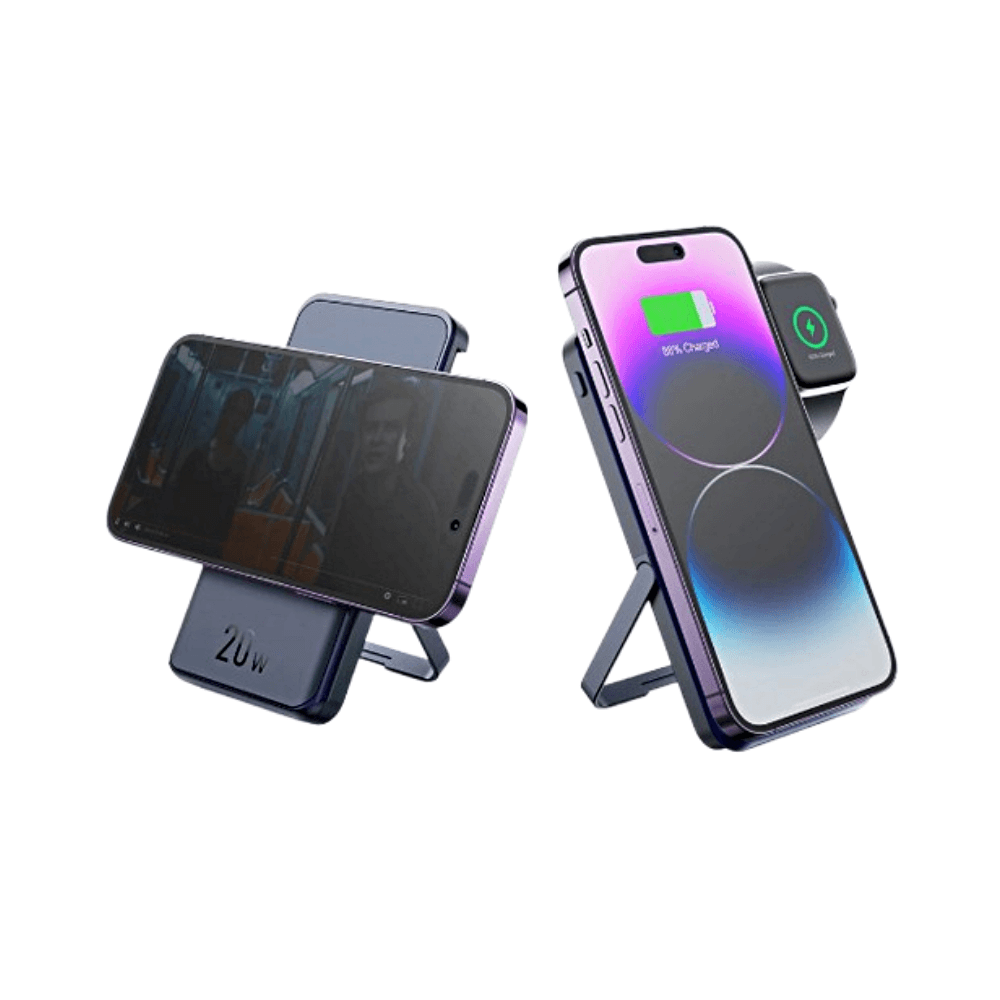 2 in 1 Magnetic Power Bank With Wireless Charger 10000mAh