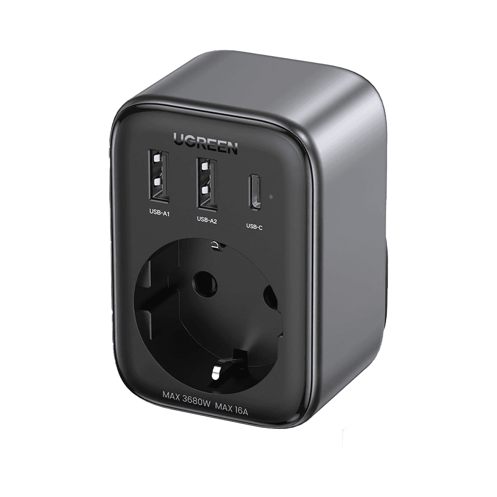 UGREEN 4-in-1 30W PD Type B Travel Adapter with USB Ports