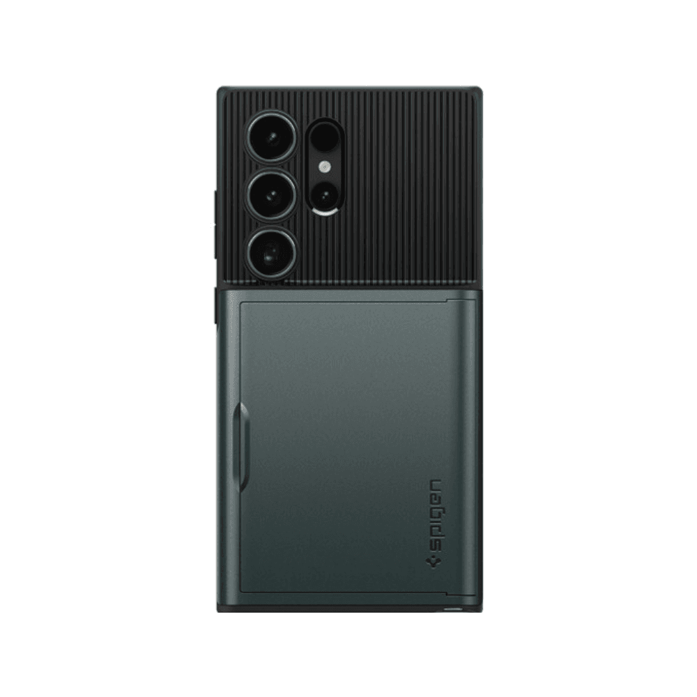 Spigen Slim Armor Case For Samsung Galaxy S24 Ultra ACS07307 Abyss Green