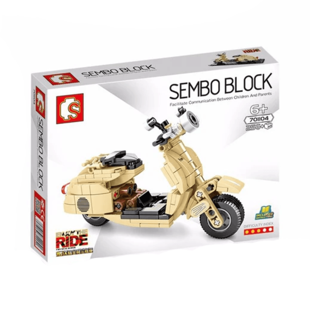Moto-brown Bone Motorcycle (Classic Series)