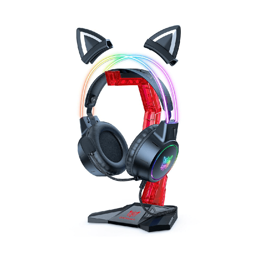 Onikuma Gaming Headset Stand Red