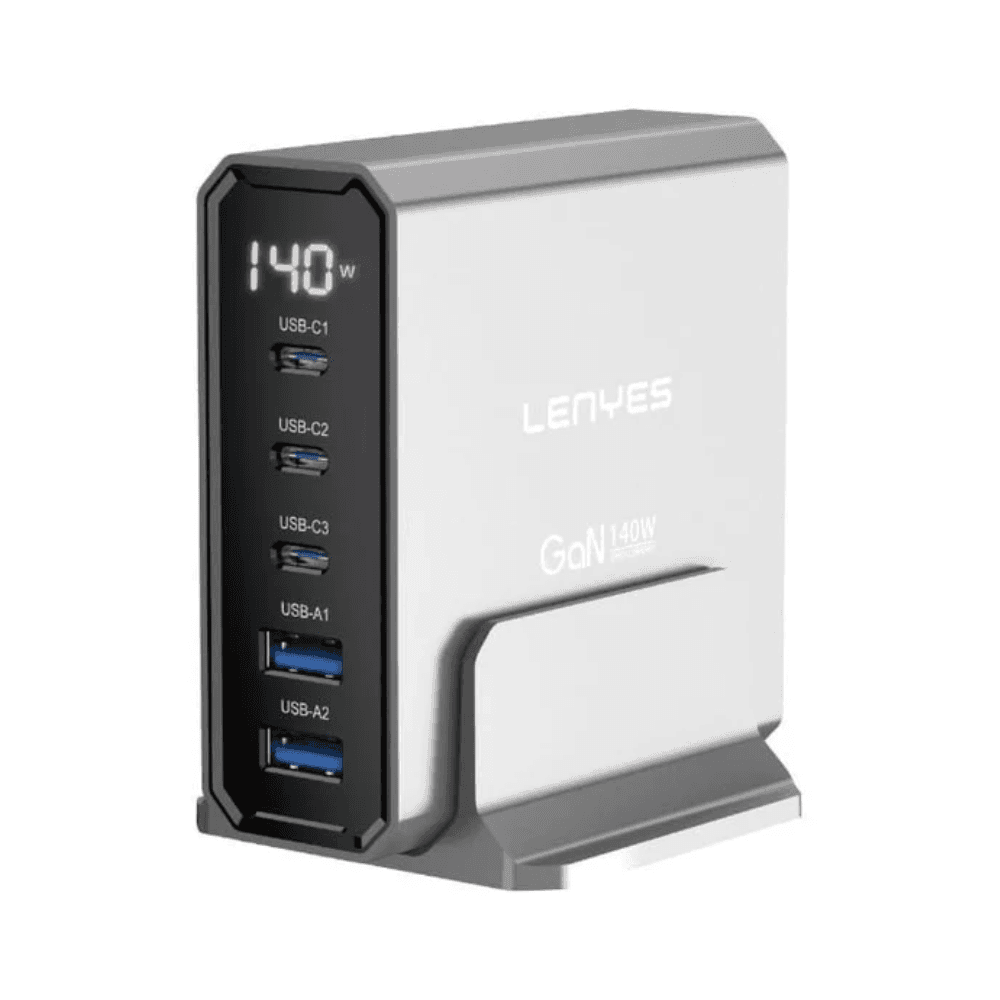 Lenyes LCH70 GaN 140W Type-C USB Port Desktop 2xUSB + 3xC Docking Station