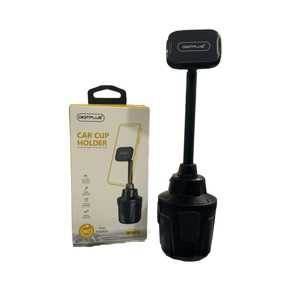 Digitplus Cup Mobile Phone Holder For Car & Home DP-H075 Black