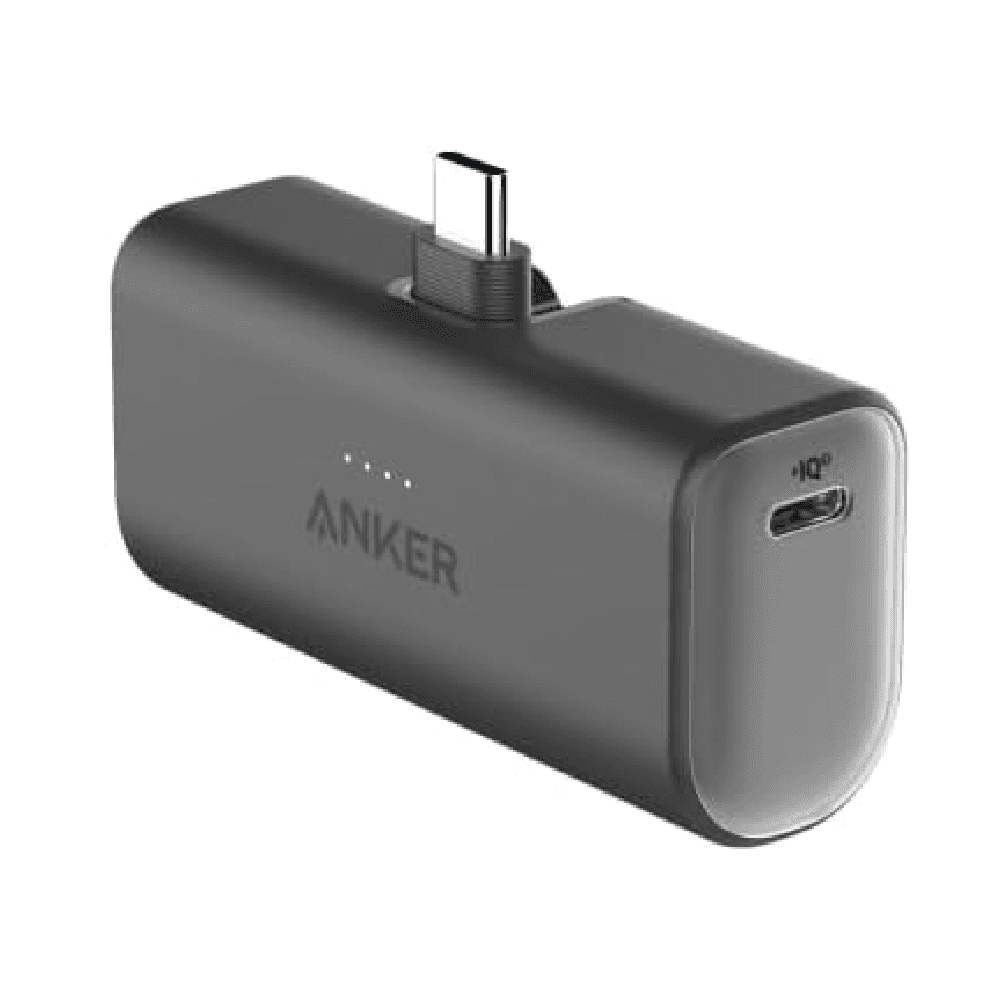 Anker Nano 5000mAh 22.5W Built-In USB-C Connector Power Bank Black