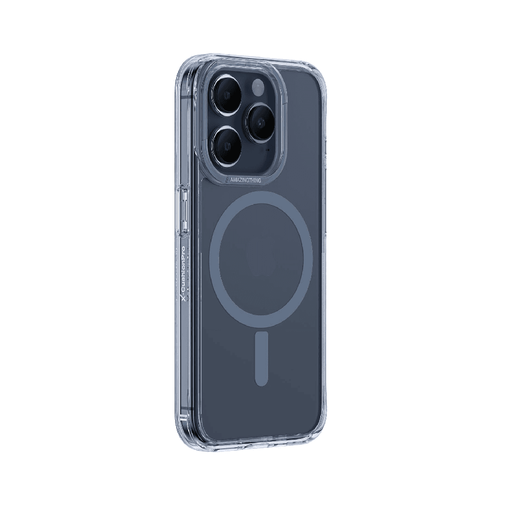 كفر AmazingThing Titan Pro Mag لايفون 15 برو / ضد الطيحات / يدعم MagSafe / ازرق