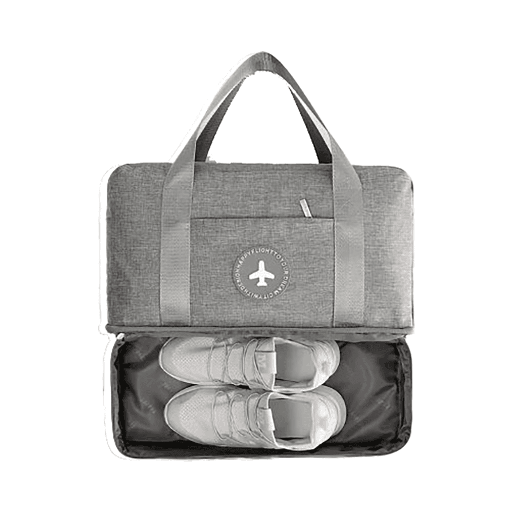 Multi-Function Polyester Gym Bags (Gray)