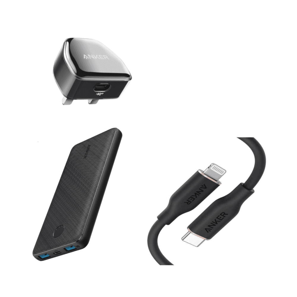 Anker iPhone Charging Solution 3-in-1 Kit For iPhone, iPad, iPod