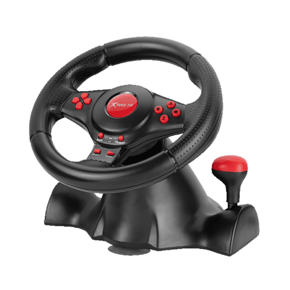 Xtrike Me GP903 Driving Racing Wheel USB Wired - Dual Vibration Motor - Compatible with PC / PS3 / PS4 / XBOX ONE/XBOX 360 / Android/SWITCH || GP-903