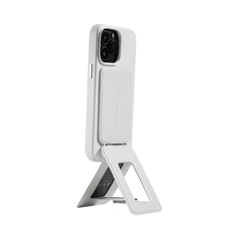 ستاندوترايبودموفتللايفون/زوايامتغيرة/ينطويويتحولترايبود/يدعمMagSafe/ابيض