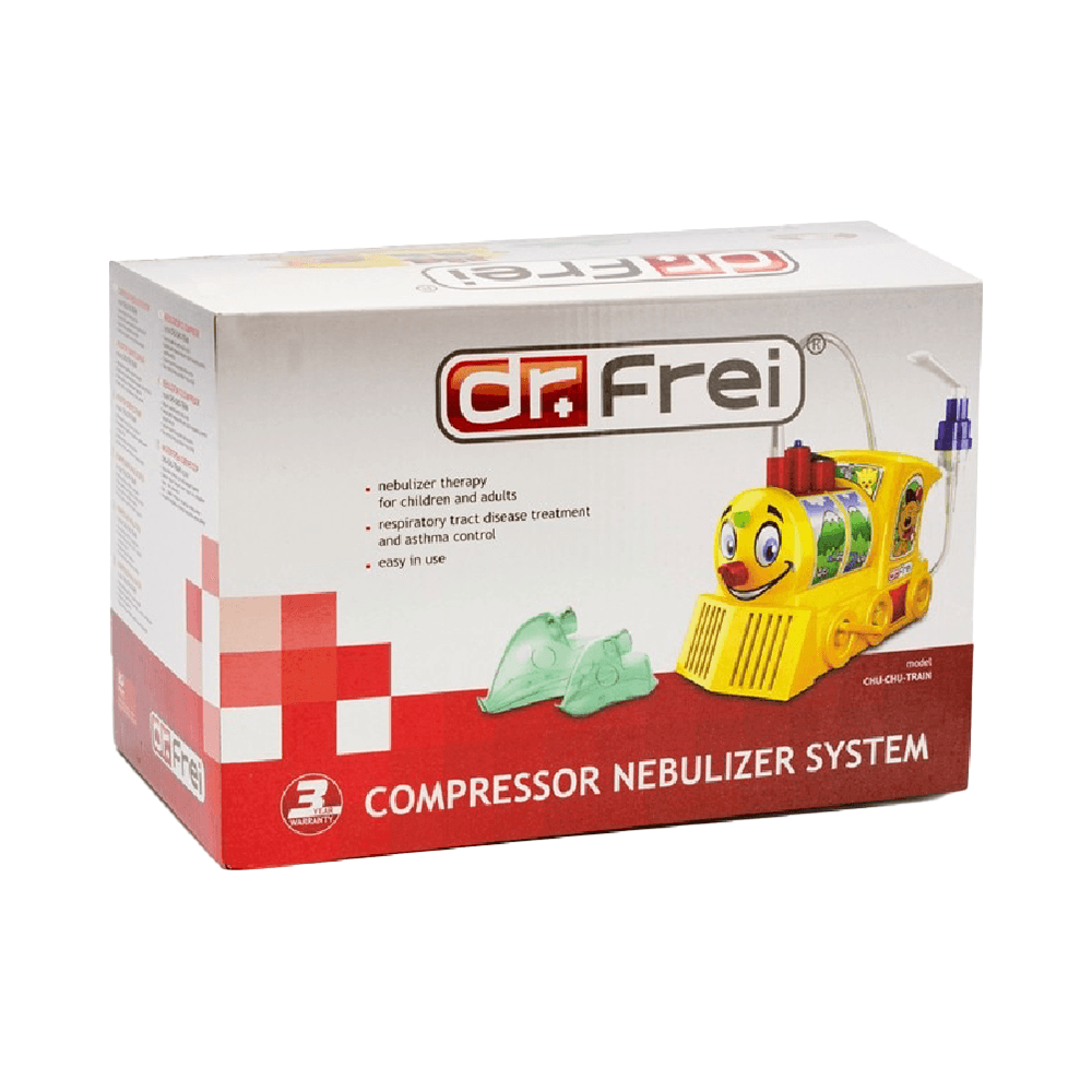 Dr. Frei Turbo Train Compressor Nebulizer for Respiratory Therapy
