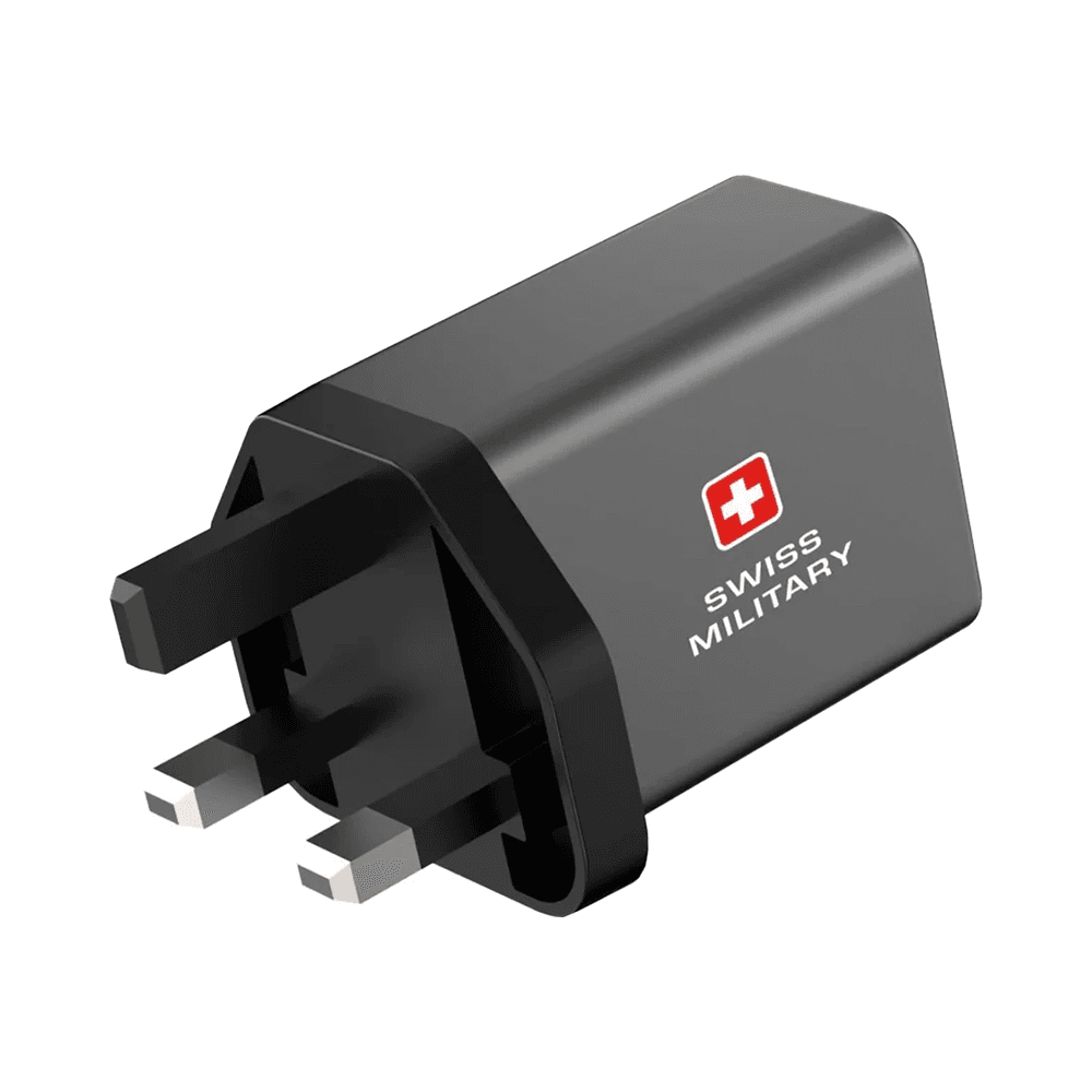 Swiss Military 30W GaN Super Charger with USB-C to USB-C Cable