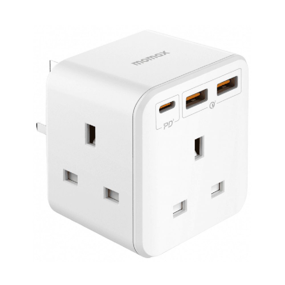 Momax OnePlug PD Power Strip / 3 Outlet / 3 USB Ports