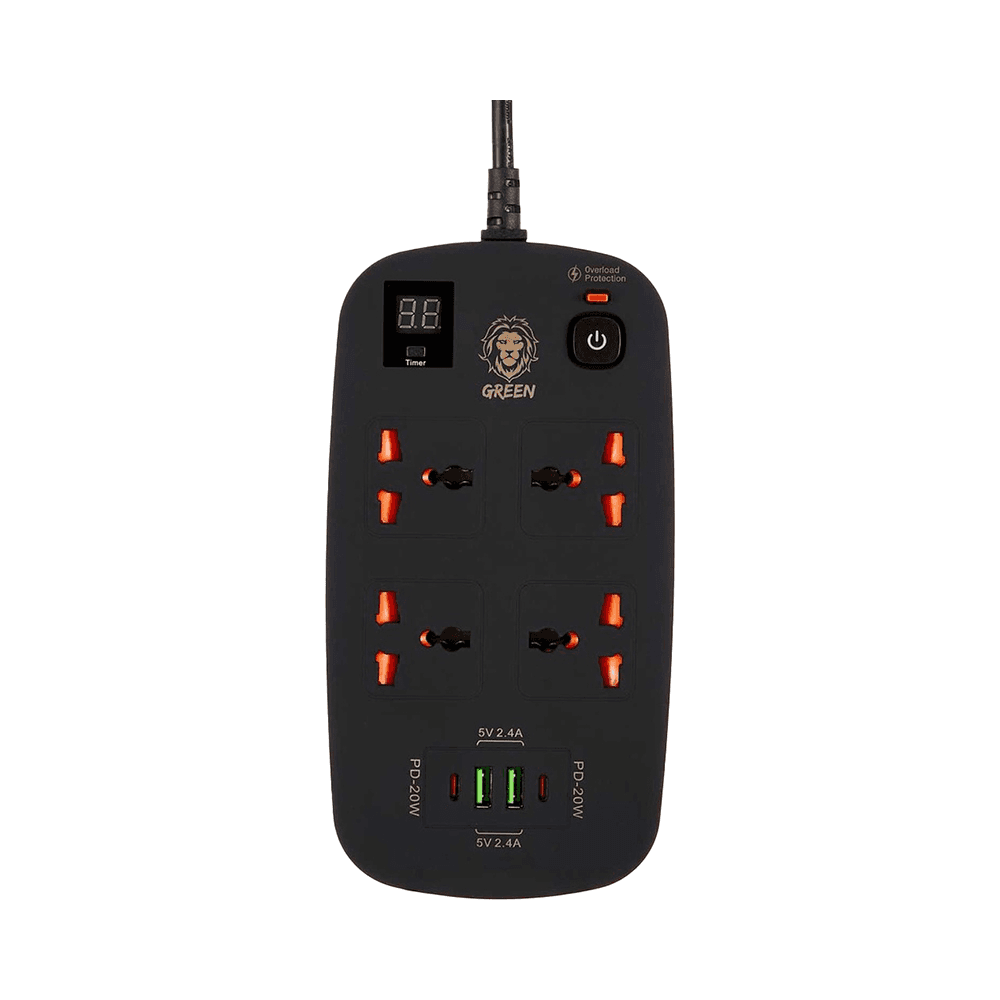 Green Lion GNPS2PDBK Power Socket 40W