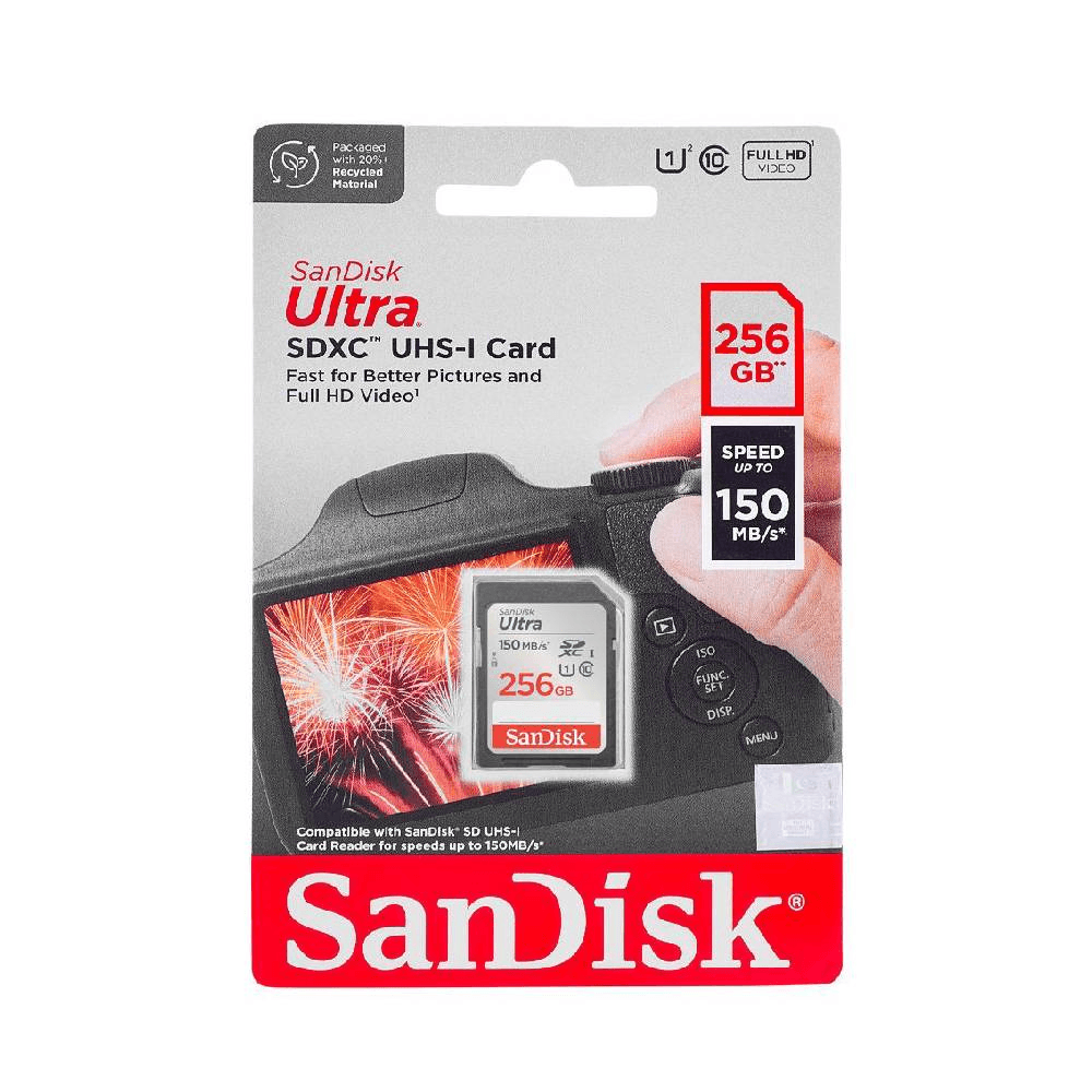 SanDisk 256GB UHS-I 150MB/s Ultra SDXC Card