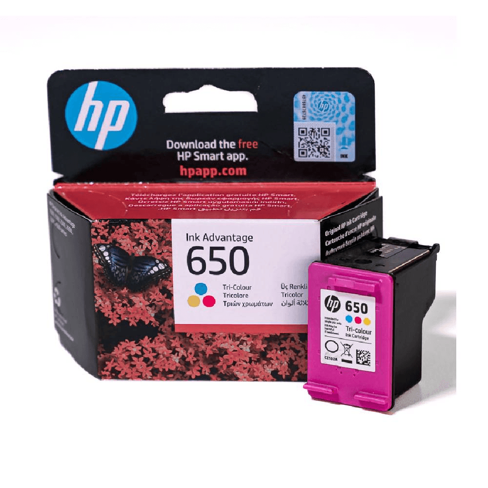 HP 650 Tri-Color Cartridge