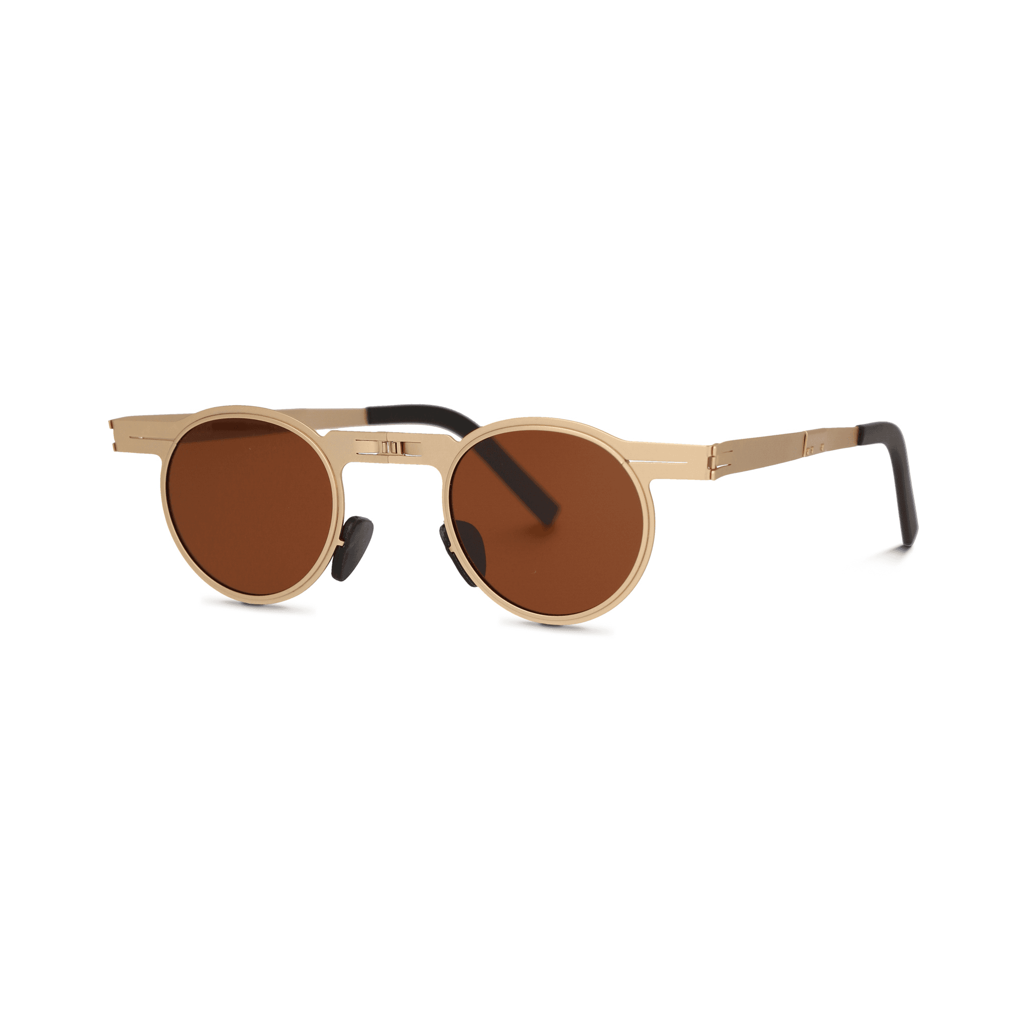 Mars Gold On Brown Sunglasses