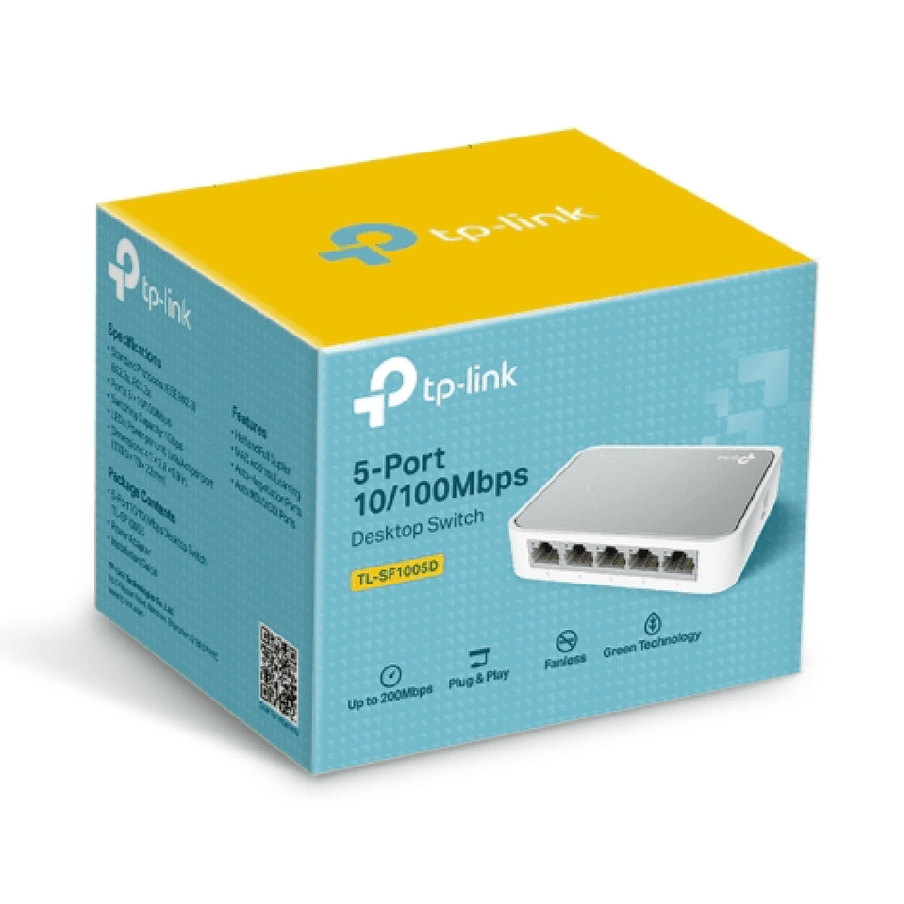 TP-Link TL-SF1005D 5-Port 10/100Mbps Desktop Switch