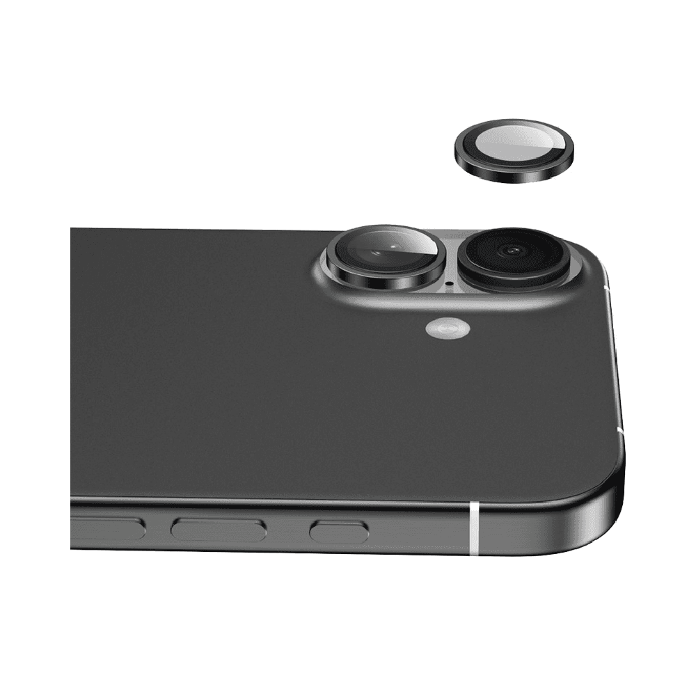 Green Lion HD Plus Camera Lens for iPhone 16 & 16 Plus Black