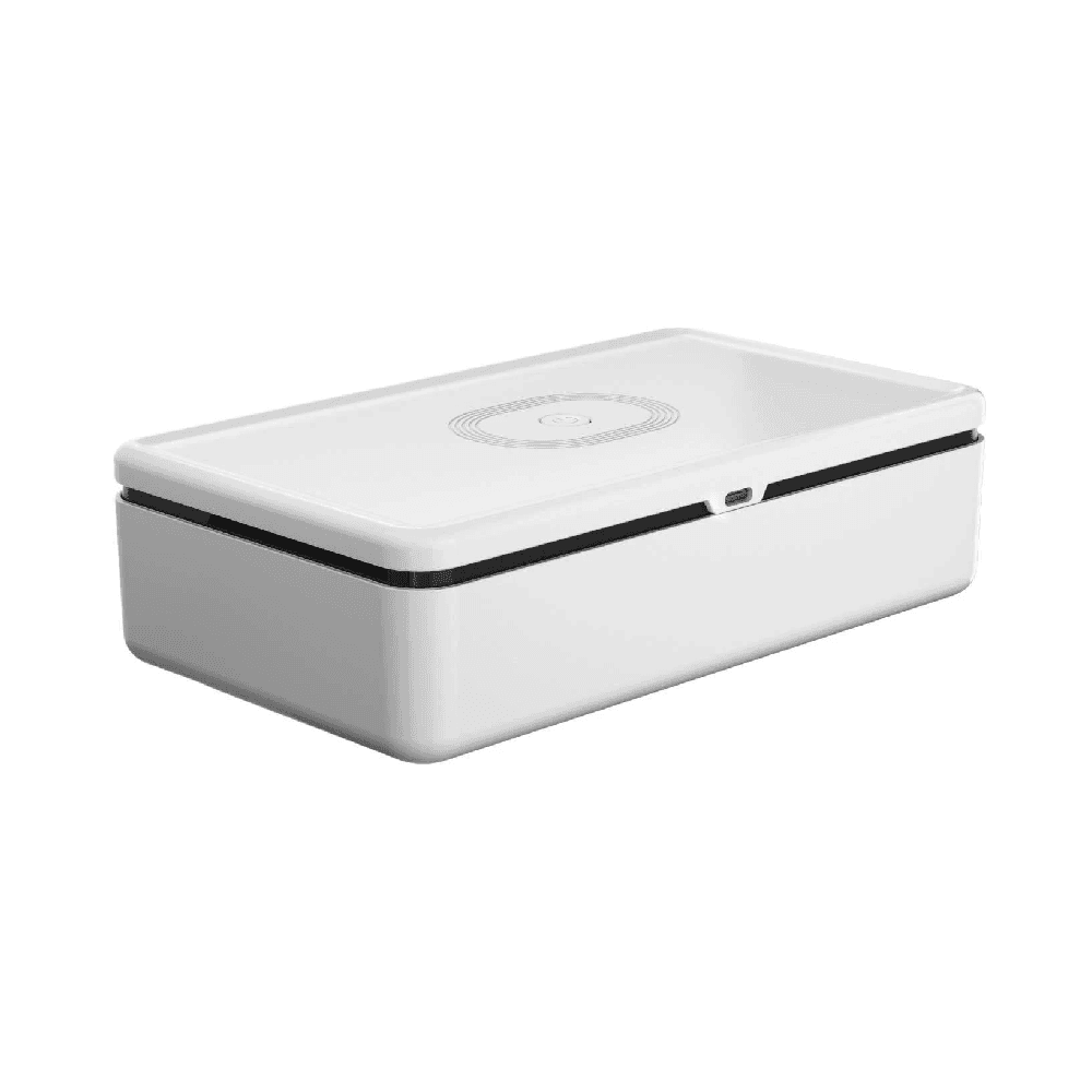 Energea Stera360 UVC + UVA LED Rapid Sanitizing Box with 15W Fast Wireless Charging 