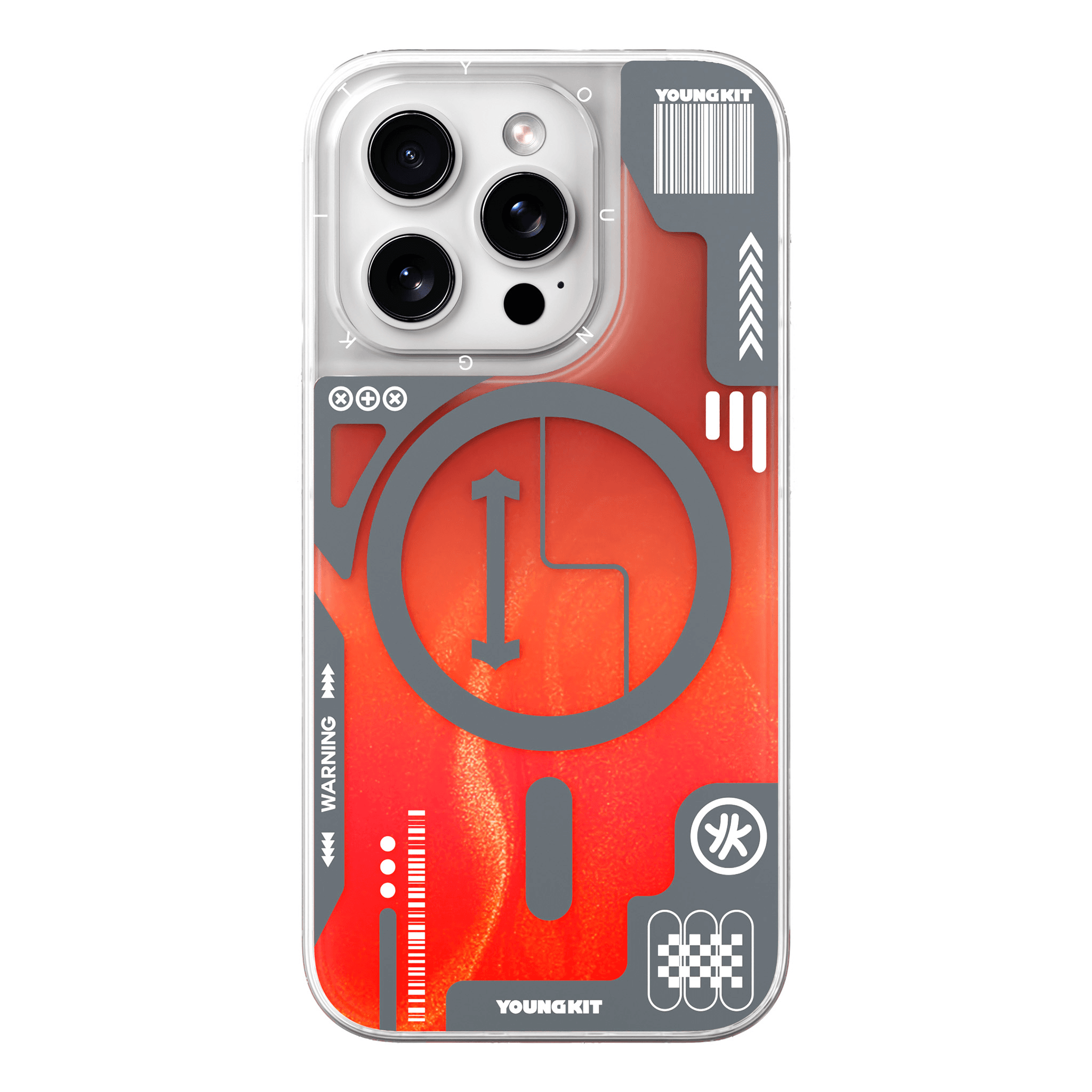 Youngkit Galaxy Symphony Series (Magnetic Style)Iphone 16 Pro Max
 Yhhccx002-Meteor Orange