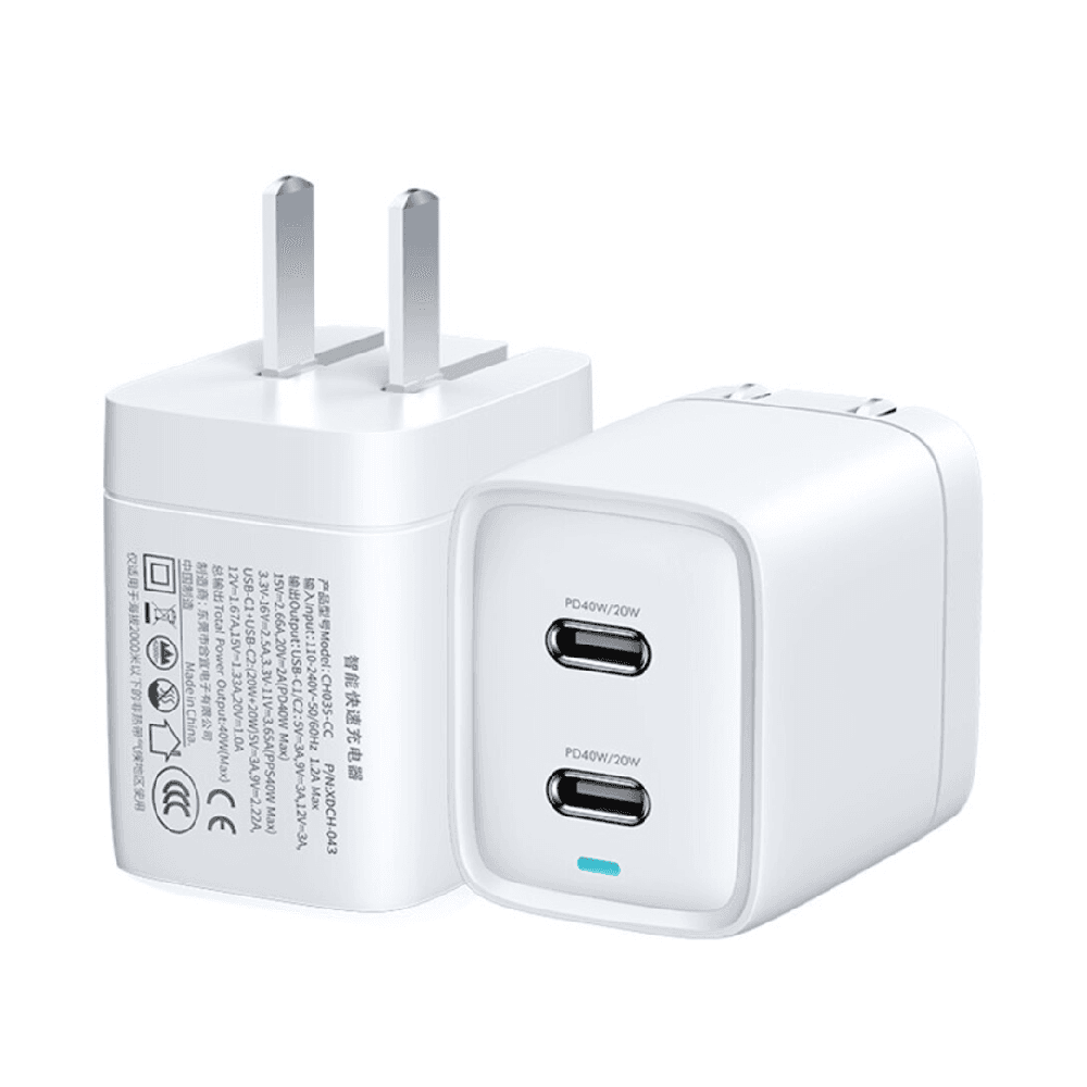 Xundo XDCH043 40W Dual USB-C GaN Charger