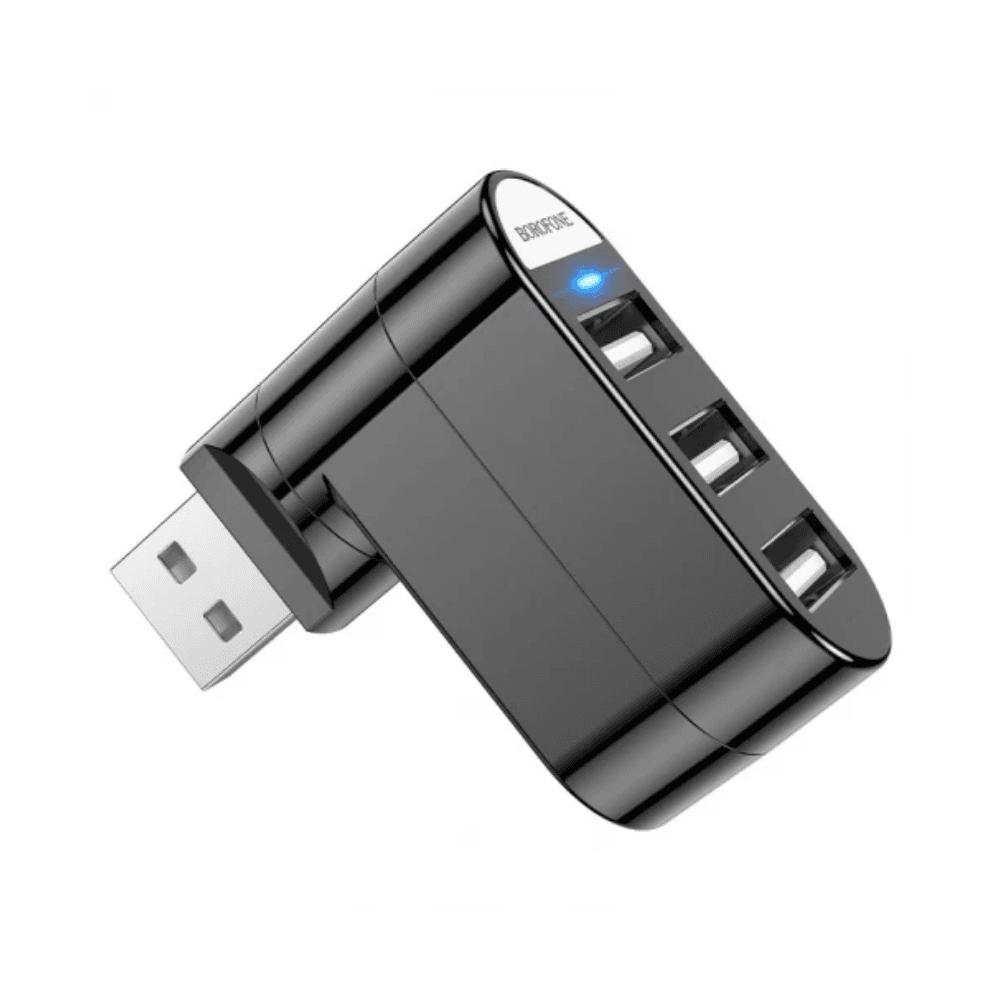 Borofone DH3-USB to 3x USB 2.0 Port Splitter, Hub Adapter