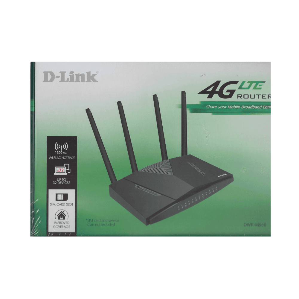 دي - لينك راوتر 4G ال تي اي طراز DWR-M960 AC1200