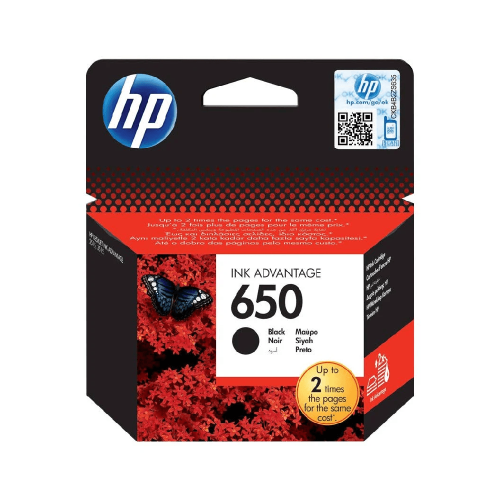 HP Cartridge 650 Black