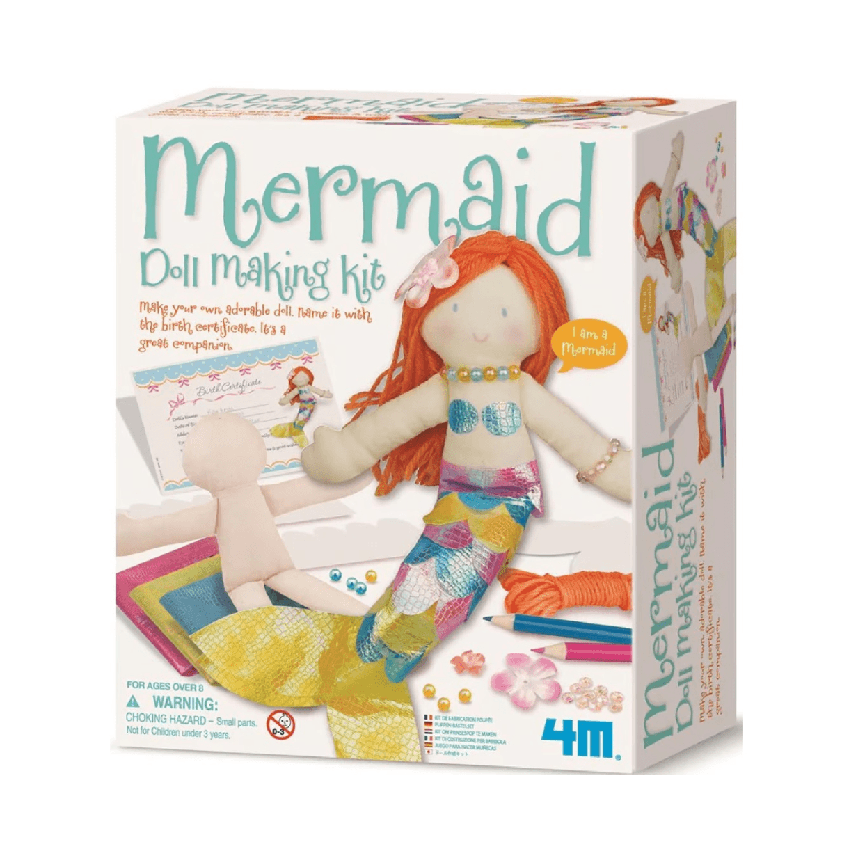 4M Mermaid Doll Making Craft Kit