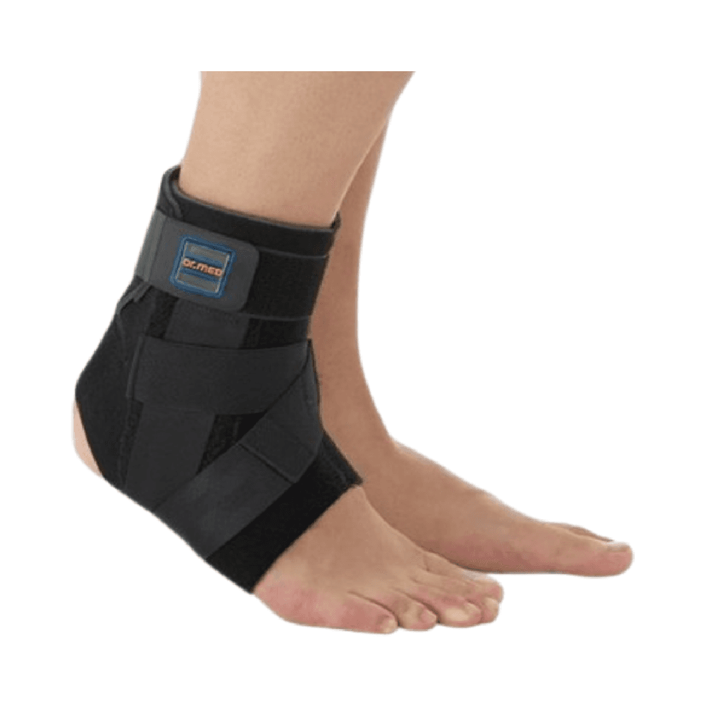 Dr. Med Dr-A002-1 Cross Strap Ankle Support With Stays Right Side Size Large