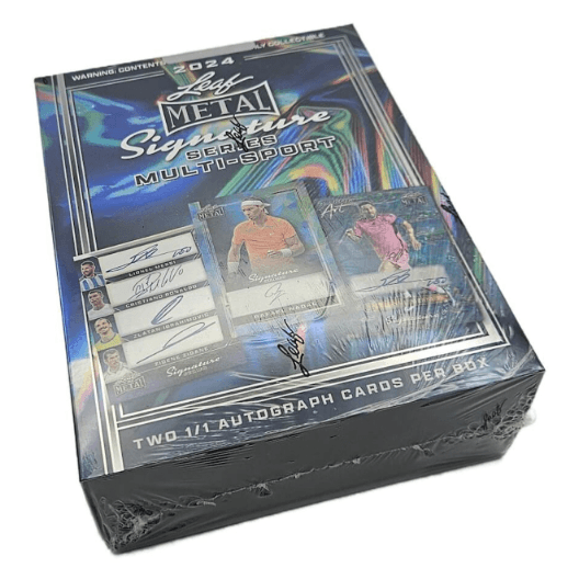 2024 Leaf Metal Signature Series Multi- Sport Cards -Two 1/1 Autograph Cards