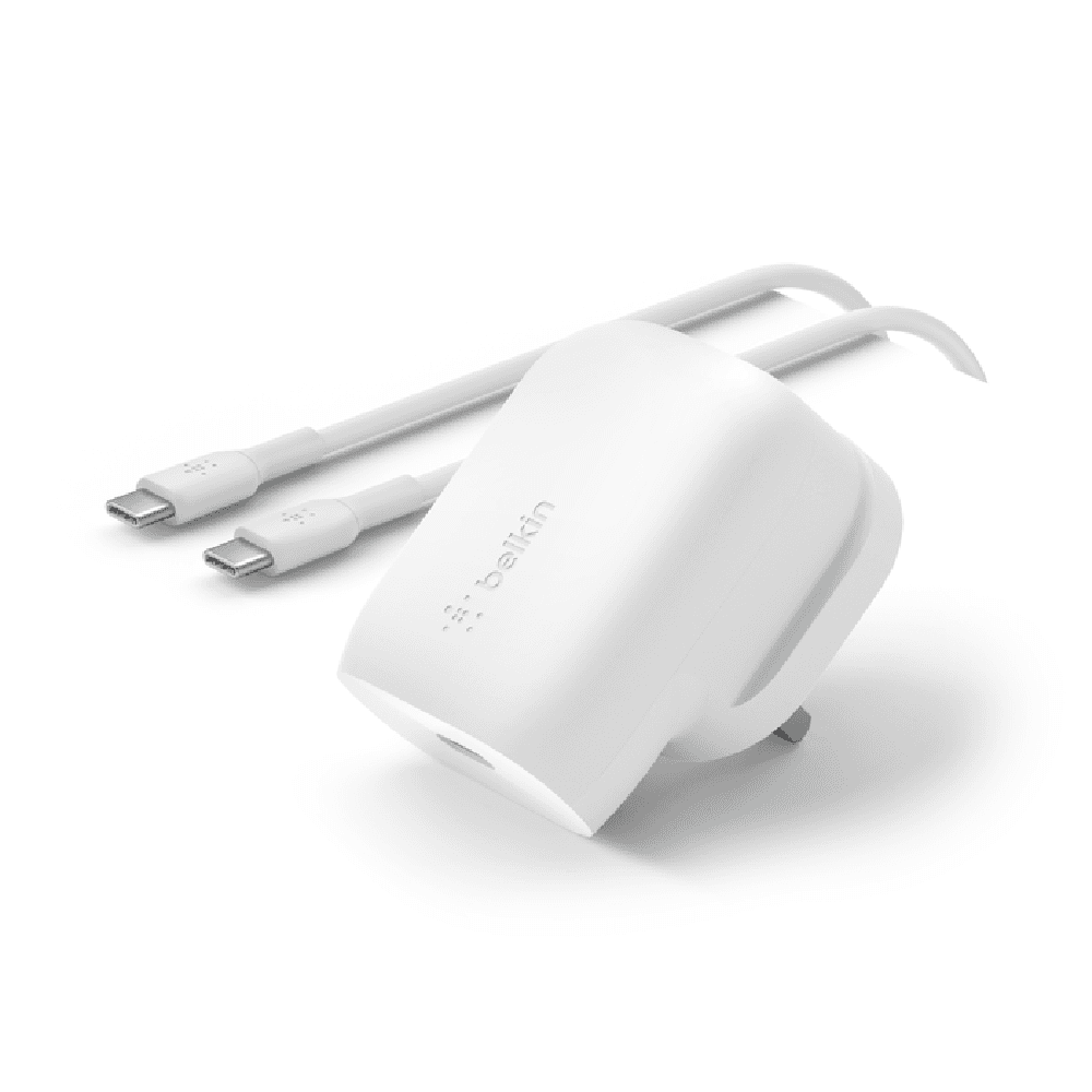 Belkin WCA005UK 30W Wall Charger with PPS & USB-C to USB-C Cable