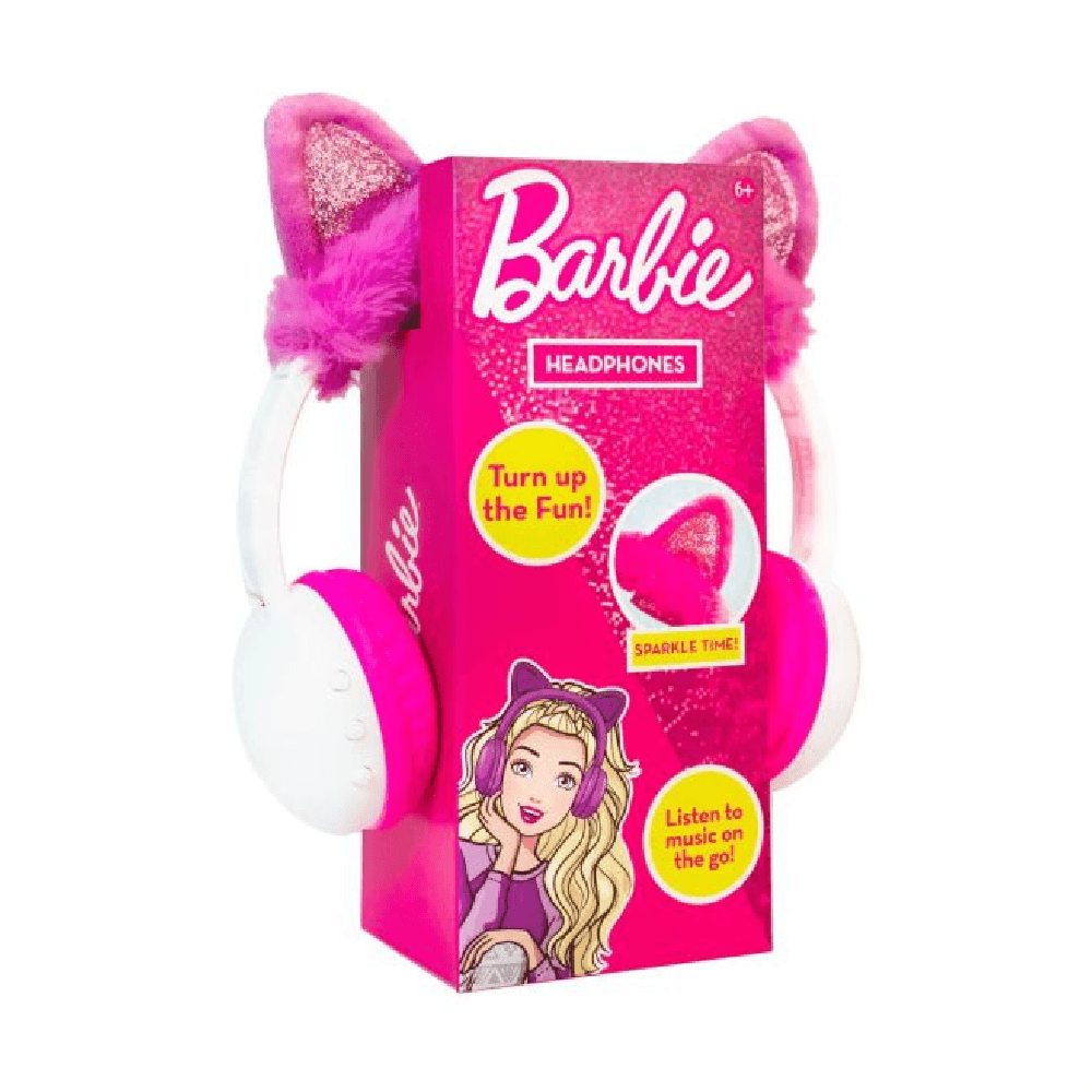 Barbie Sparkle Time Kids Headphones Pk6