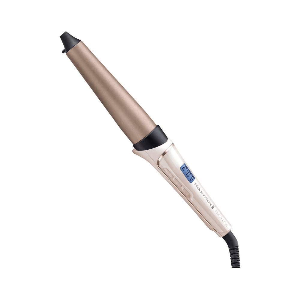 ريمنجتون برو لوكس CI9132 مكواة تجعيد الشعر مع أسطوانة 32 ملم، طلاء Grip Tech، إعداد Pro+ عند 185°C، وفولتية عالمية