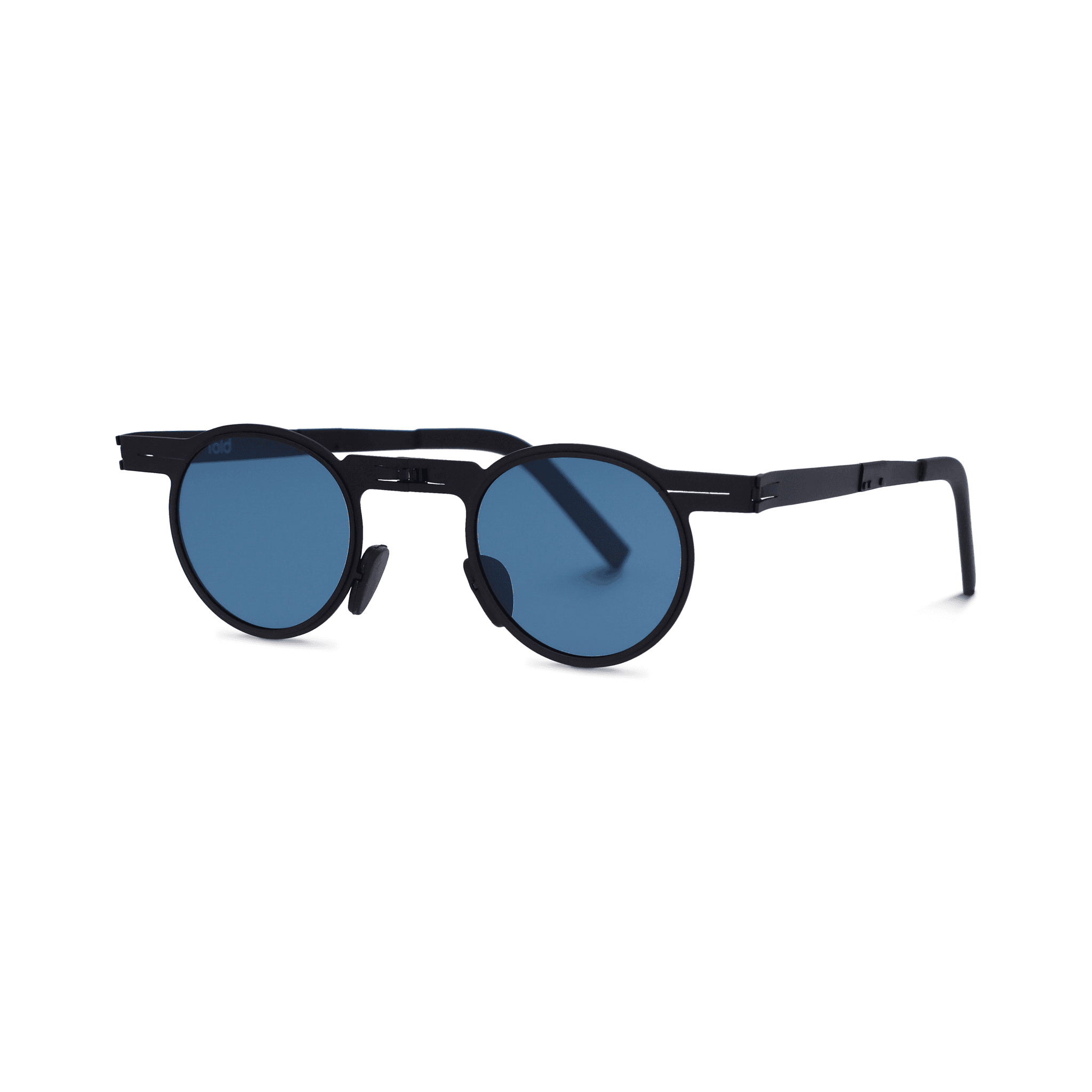 Mars Black On Blue Sunglasses