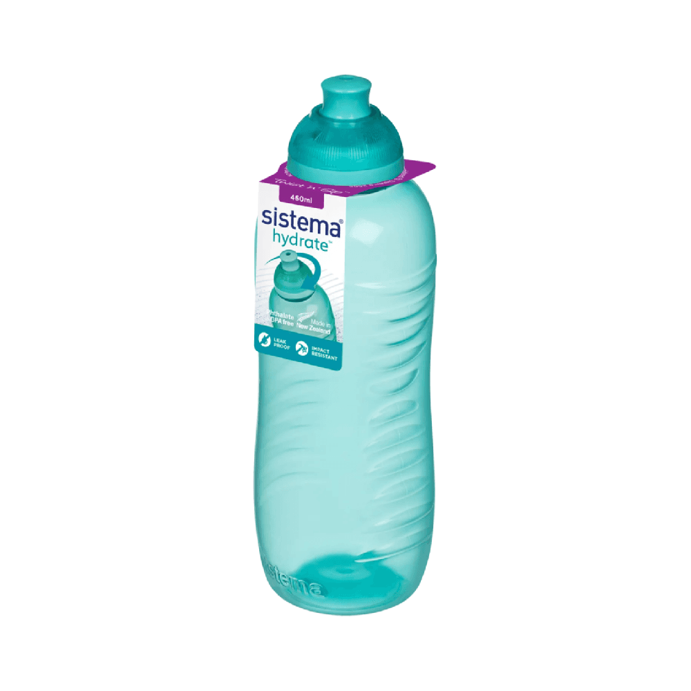 Sistema Squeeze Water Bottle - 460ML Assorted Colour 1 Piece Set - WBSC36