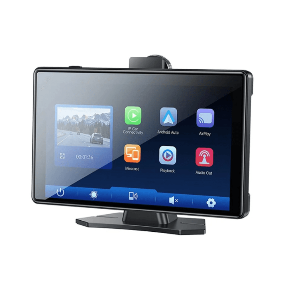 Yesido KM18 9 Inch Center Console CarPlay Portable Car Video Navigation With Driving Recorder