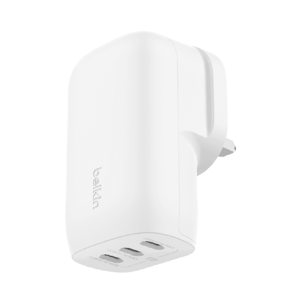 Belkin 3 Port Usb-c® Wall Charger With Pps 67w + Usb-c To Usb-c Cable