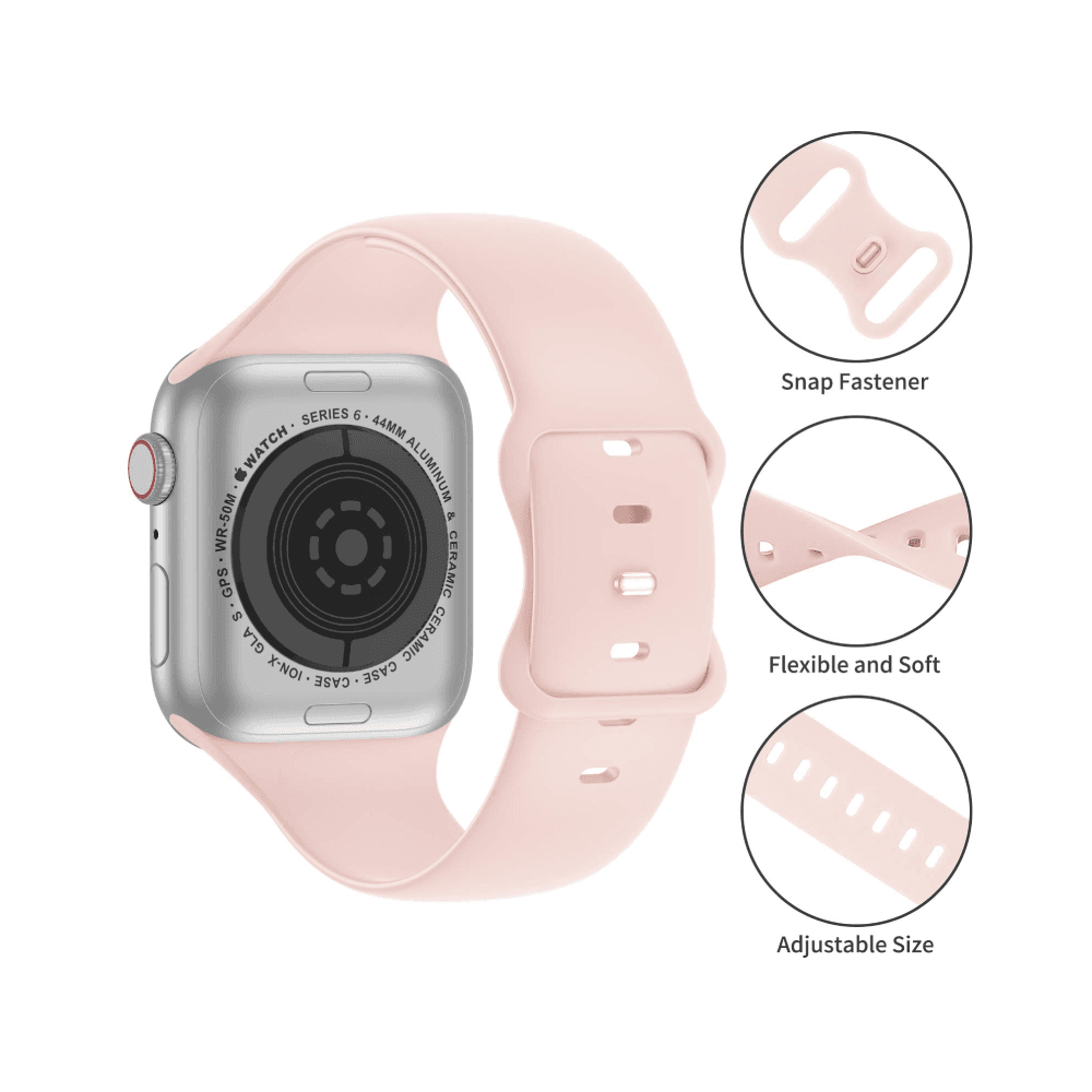 Apple Watch Silicone Band Pink